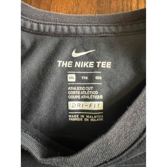 The Nike Tee Dri-Fit Athletic Cut Short Sleeve Crewneck Activewear T-shirt XXL - Picture 3 of 6